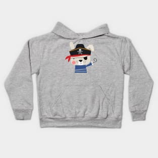 cute boy pirate Kids Hoodie